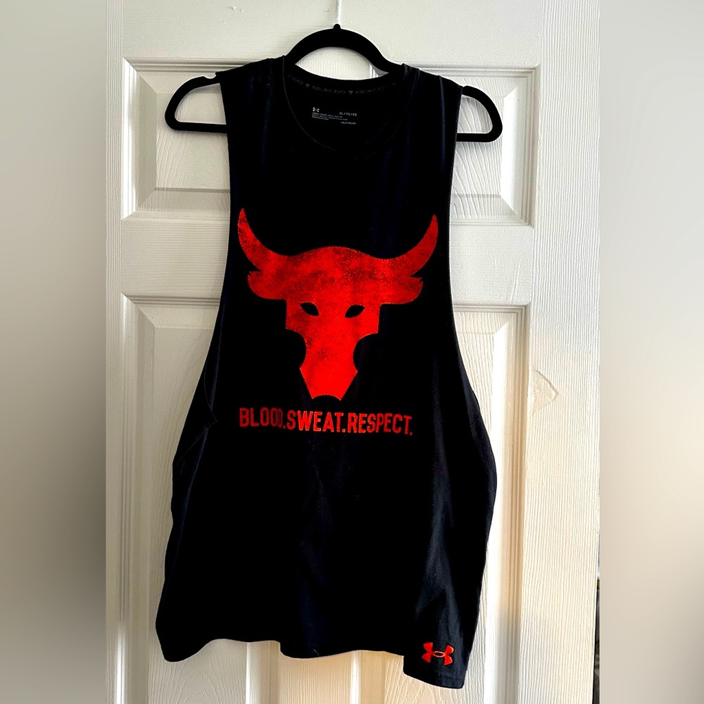 Under Armour Iron Paradise Project Rock Cutoff Tank